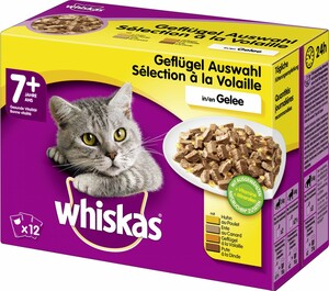 Whiskas Katzennassfutter Auswahl in Gelee
, 
Inhalt: 12 x 100 g