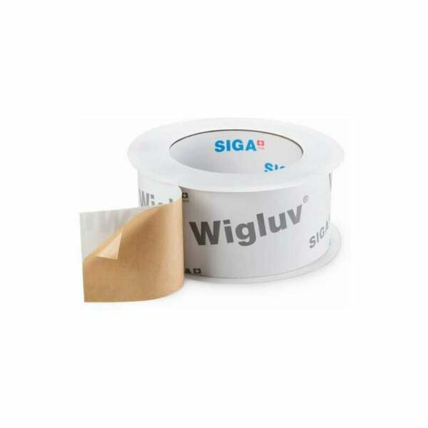Bild 1 von SIGA Wigluv ® 60 einseitig stark klebendes Band für Dach- und Fassadenbahnen 60mm x 15m, Rolle
