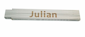 Zollstock Julian 2 m, weiß