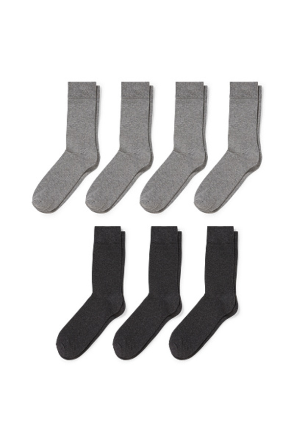 Bild 1 von C&A Multipack 7er-Socken-Bio-Baumwolle-LYCRA®, Schwarz, Größe: 39-42