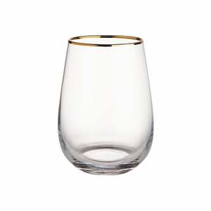 TOUCH OF GOLD Glas mit Goldrand 590ml