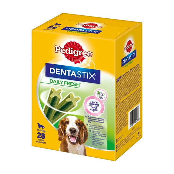 Bild 1 von Zahnpflege Dentastix Fresh Multipack 28 Stück für mittelgroße Hunde  + GRATIS Selfie-STIX*