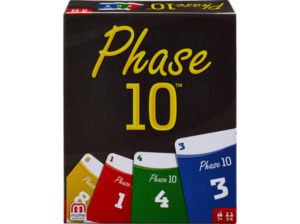 MATTEL Phase 10 Kartenspiel Mehrfarbig
