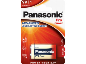 PANASONIC 00245998 6LF22PPG/1BP 9 Volt Batterie, Alkaline,