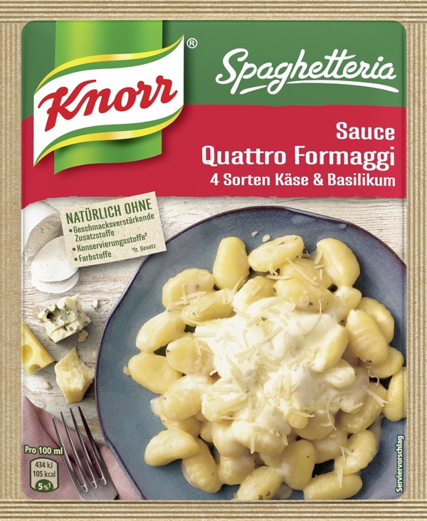 Bild 1 von Knorr Spaghetteria Sauce Quattro Formaggi 50 g