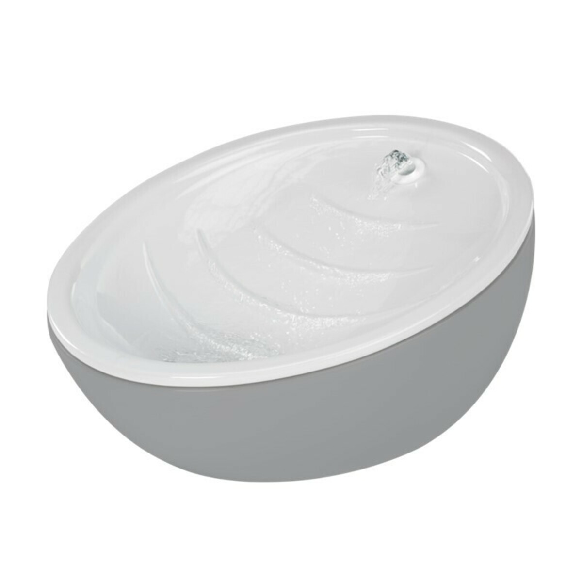 Bild 1 von Keramik-Trinkbrunnen Waterfall Grau