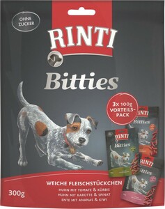 Rinti Hundesnacks Bitties Multipack, 3x100 g
, 
3 x 100 g