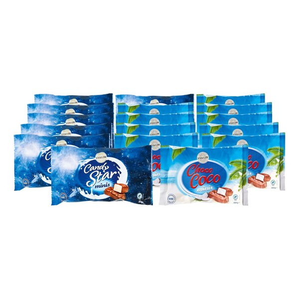 Bild 1 von Schokoliebe Mini Schoko Kokos Riegel sortiert - 400 g, 17er Pack