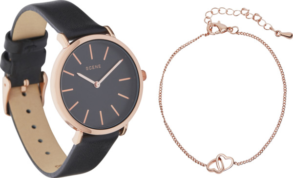 Bild 3 von IDEENWELT Damen Armbanduhr Leder