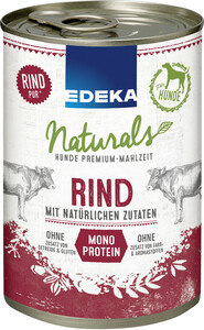 EDEKA Naturals Monoprotein Rind für Hunde 400G