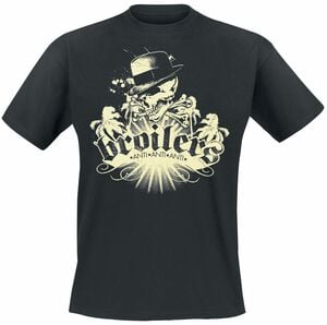 Broilers Skull & Palms T-Shirt schwarz