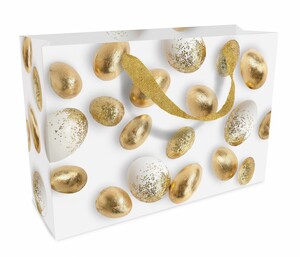 Braun & Company Geschenktragetasche Golden Eggs
, 
32 x 22 x 10 cm