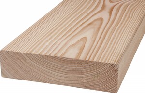 Massivholzdiele Douglasie 2500 x 220 x 44 mm, getrocknet, 4-seitig gehobelt