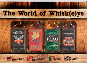 The World of Whisk(e)ys 40,0 % vol 4 x 40 ml