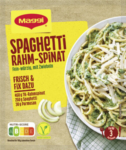 Maggi Spaghetti Rahm-Spinat 31G