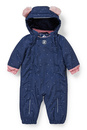 Bild 1 von C&A Baby-Schneeanzug mit Kapuze-recycelt, Blau, Größe: 74