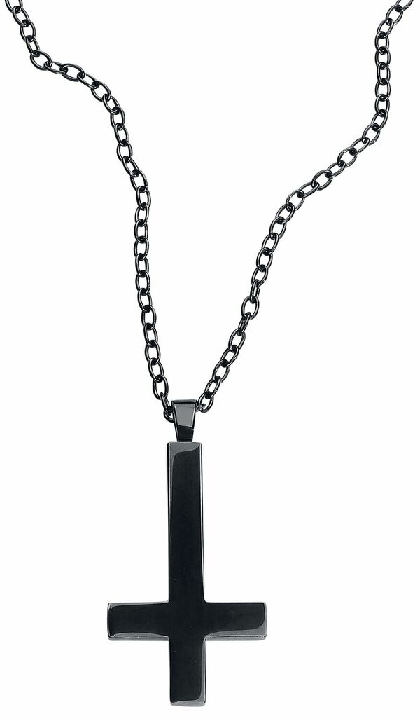 Bild 1 von etNox hard and heavy Petruskreuz Halskette schwarz