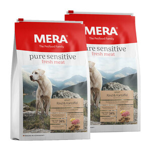 Mera Pure Sensitive fresh meat Adult Rind & Kartoffel 2x12,5 kg