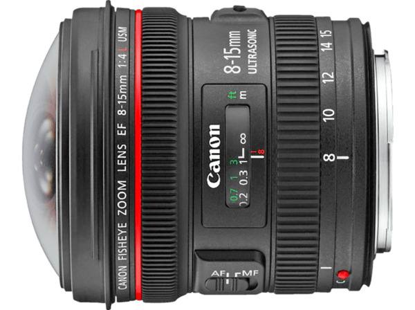 Bild 1 von CANON EF 8-15mm f/4L Fisheye USM 8 mm - 15 f/4 EF, L-Reihe, (Objektiv für Canon EF-Mount, Schwarz)