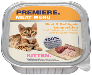 PREMIERE Meat Menu Kitten 16x100g
