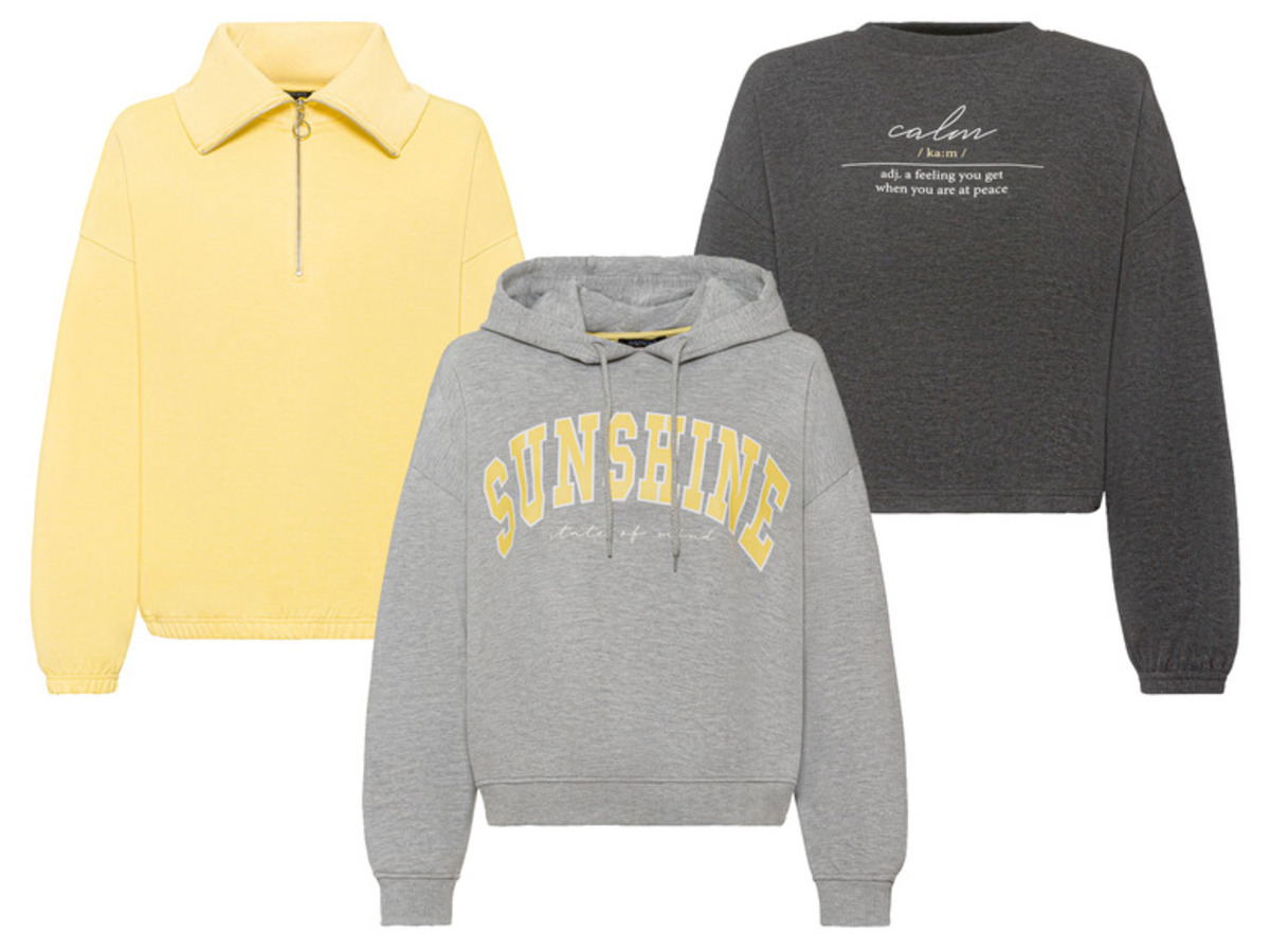 Bild 1 von ESMARA® Damen Freizeitpullover, leger geschnitten, mit Statement-Print