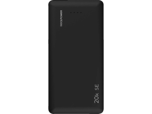 Bild 1 von REALPOWER PB-20k SE Powerbank 20.000 mAh Schwarz