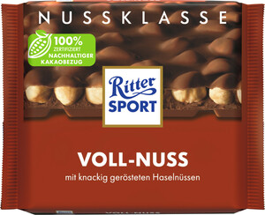 Ritter Sport Nuss Klasse Voll-Nuss 100G