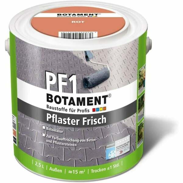 Bild 1 von Botament - PF 1 Pflasterfarbe, transparent, 2,5 l (1er Pack)