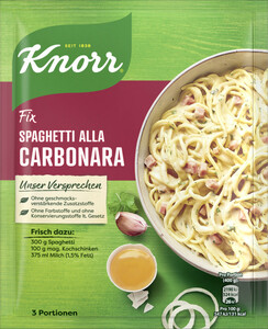 Knorr Fix Spaghetti alla Carbonara 36 g