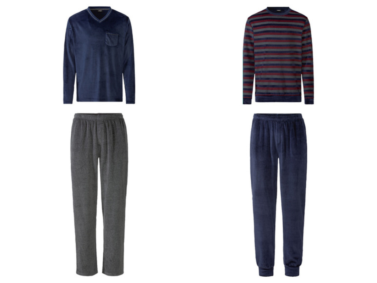 Bild 1 von LIVERGY Herren Nicki-Pyjama, hoher Baumwollanteil