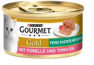 Gold Feine Pastete 12x85g Forelle & Tomaten