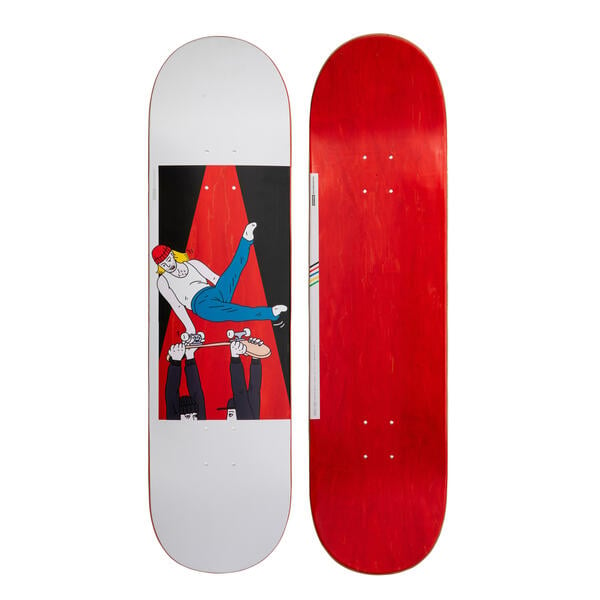 Bild 1 von Skateboard-Deck 120 Bruce Größe 8,5" Holz/rot