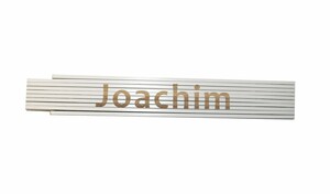 Zollstock Joachim 2 m, weiß