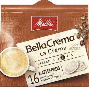 Melitta BellaCrema Kaffeepads La Crema 16ST 107G