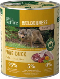 REAL NATURE WILDERNESS Adult 6x800g Pure Duck Ente