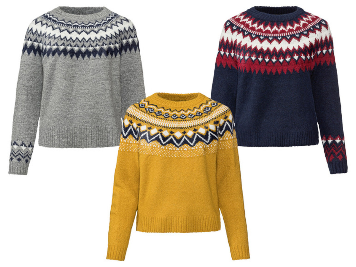 Bild 1 von esmara Damen Strickpullover im Norwegerstil
