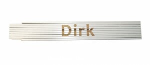 Zollstock Dirk 2 m, weiß