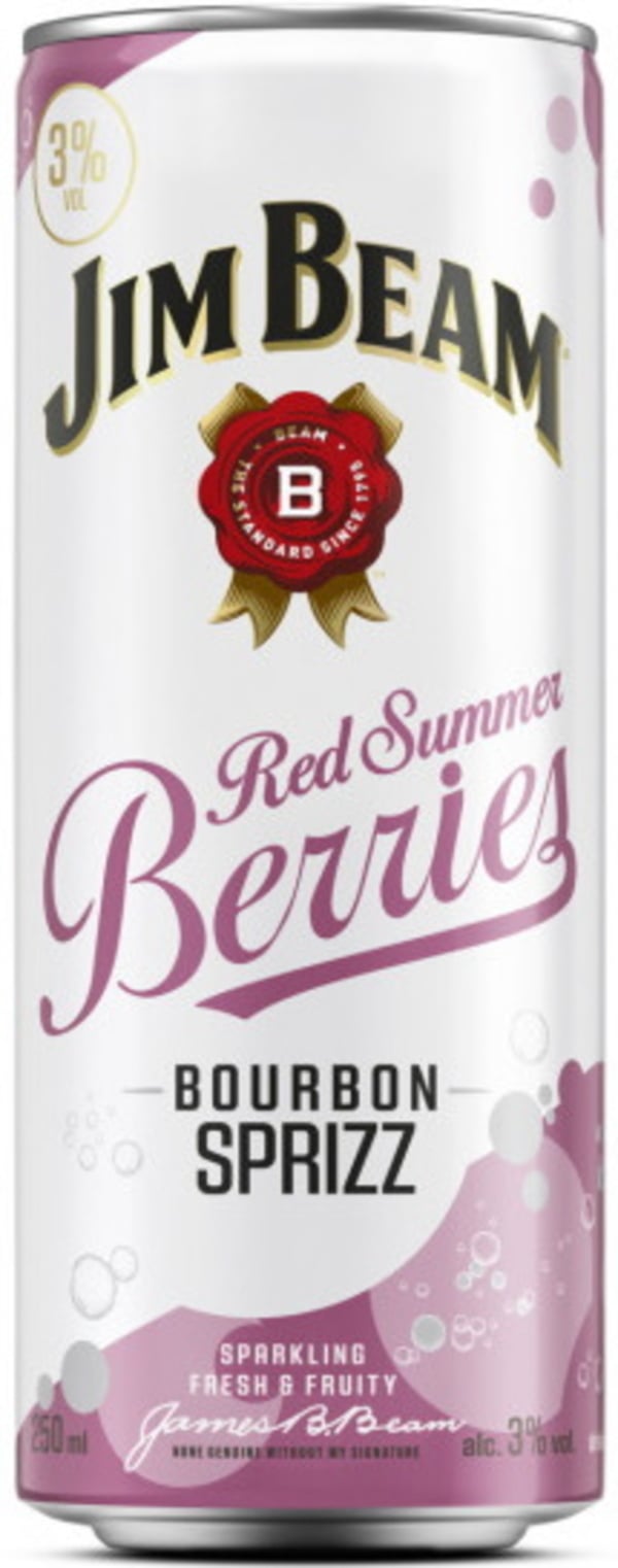 Bild 1 von Jim Beam Red Summer Berries Bourbon Sprizz 0,25L