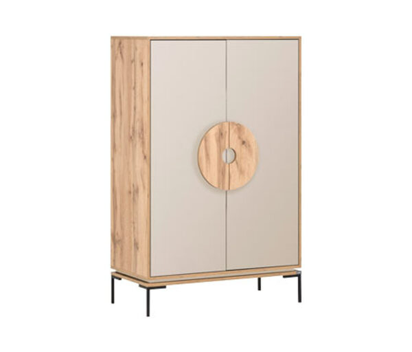 Bild 1 von LOOKS by Wolfgang Joop Highboard mit Griffapplikation, beige