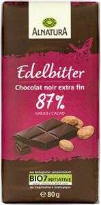 Alnatura Bio Edelbitter Schokolade 80G