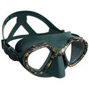 Bild 1 von Tauchmaske Freediving SPF 500 Zweiglasmaske Fortgeschrittene Camouflage braun