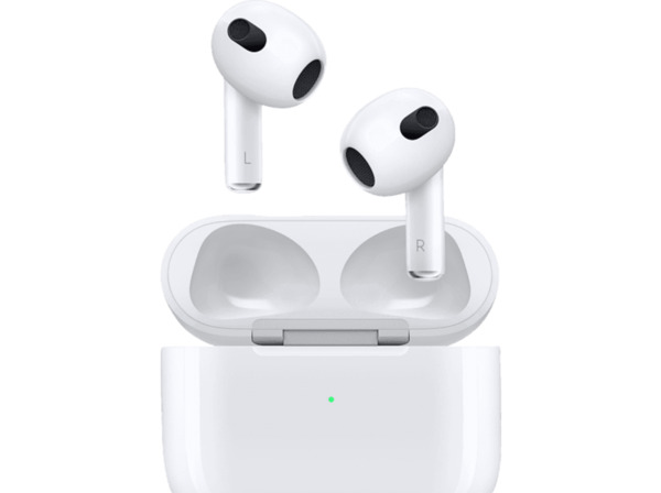 Bild 1 von APPLE AirPods (3. Generation mit MagSafe Ladecase), In-ear Kopfhörer Bluetooth Weiß