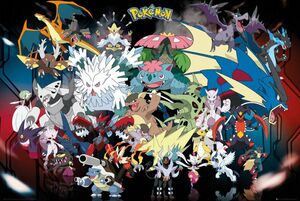 Pokémon Mega Poster multicolor