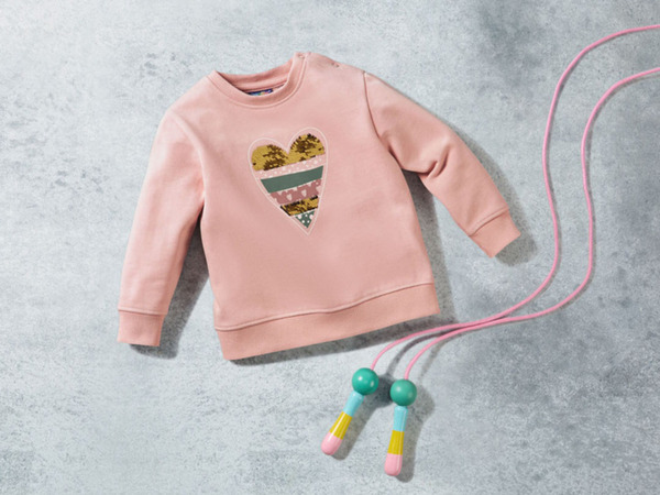 Bild 3 von lupilu Kleinkinder Mädchen Sweatpullover, mit Print