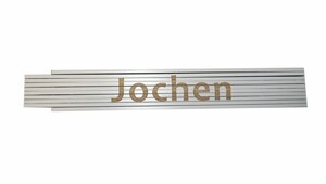 Zollstock Jochen 2 m, weiß