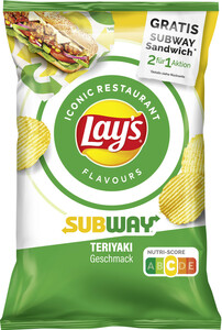 Lay's Chips Subway Teriyaki Geschmack 150G
