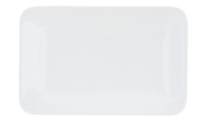 KHG Servierplatte weiß Porzellan Maße (cm): B: 16,5 H: 2 Geschirr