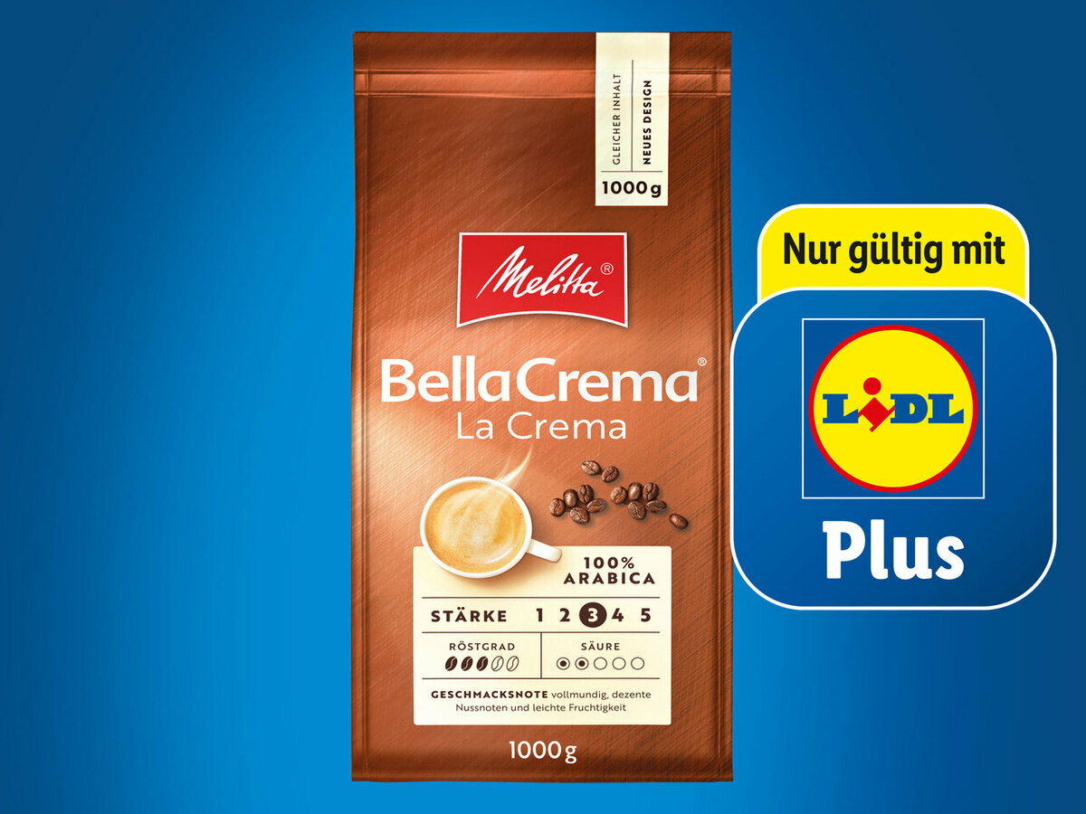 Melitta Bella Crema Ganze Bohnen Von Lidl Ansehen