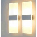 Bild 1 von Stoex - 2pcs Moderne Nordisch Wandleuchte Warmweiß LED Innen 6W Persönlichkeit Deckenleuchte Acryl Klassisch Wandlampe für Wohnzimmer Schlafzimmer