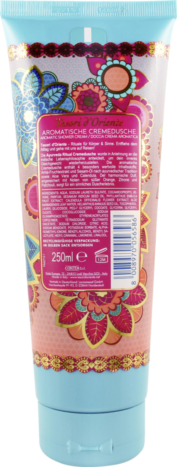 Bild 2 von Tesori d'Oriente Aromatische Cremedusche AYURVEDA Amla-Frucht & Patchouli